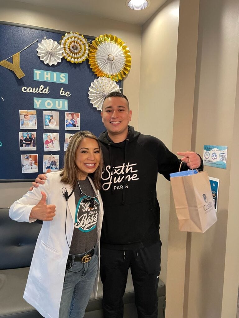 Dr. Castilla & Patient